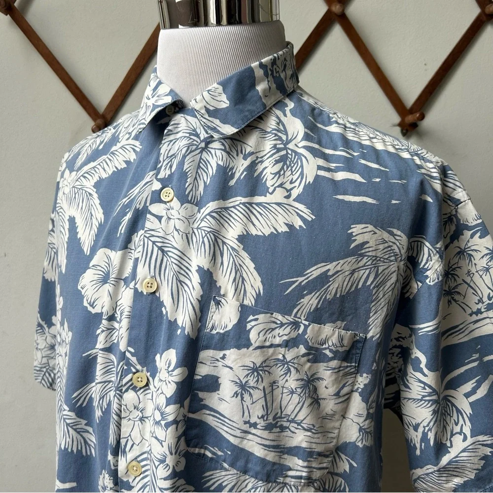 J. Crew Tropical Floral Hawaiian Shirt